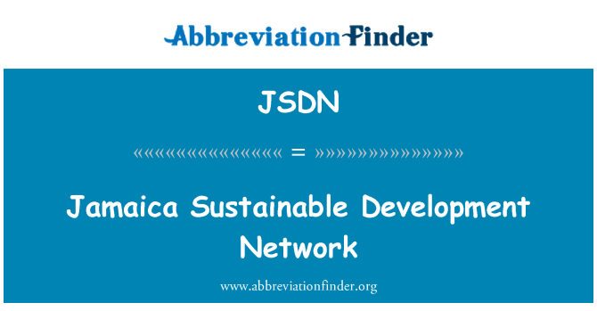 JSDN: Reţeaua de dezvoltare durabilă Jamaica