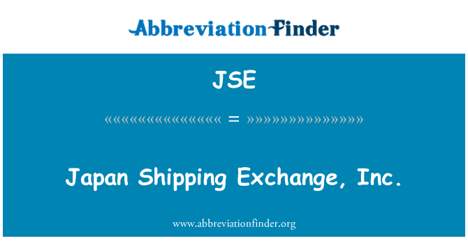 JSE: Japan Shipping Exchange, Inc.