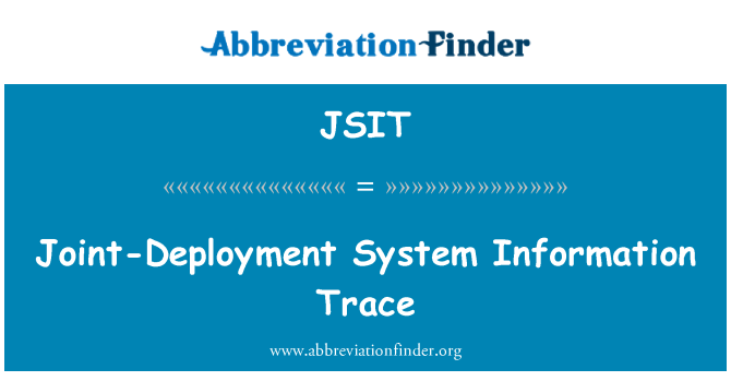JSIT: Articulação-implantação sistema rastreamento de informações