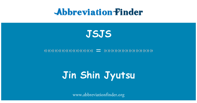 JSJS: Jin Shin Jyutsu