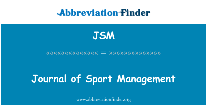 JSM: Diari Sport Management