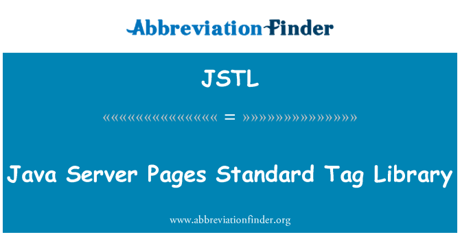 JSTL: Java Server pagine Standard Tag Library