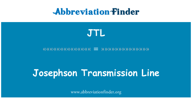 JTL: Линия электропередачи Джозефсон