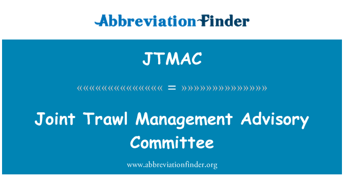 JTMAC: Comité Consultivo de gestão de arrasto conjunta