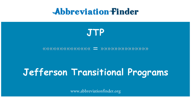 JTP: Program-program peralihan Jefferson