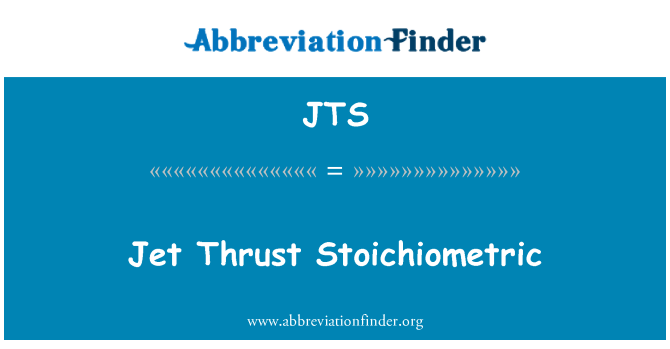 JTS: Getto assiali stechiometrico