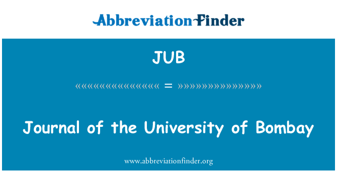 JUB: Listu University Bombay