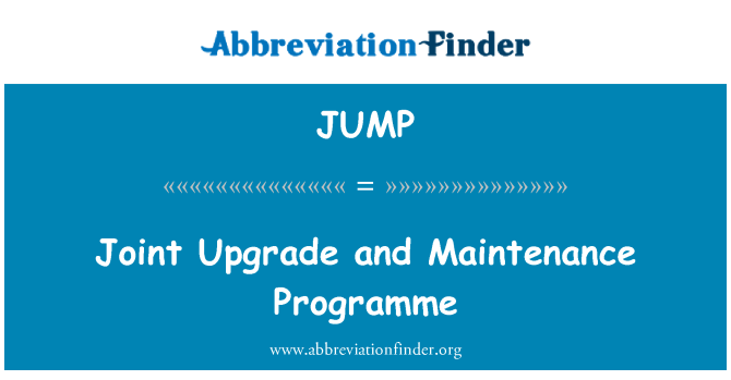 JUMP: Konġunt ta ' aġġornament u programm ta ' manutenzjoni