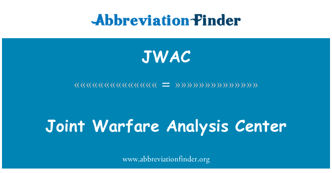 JWAC: 聯合作戰分析中心