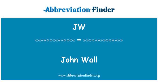 JW: Ħajt ta ' John