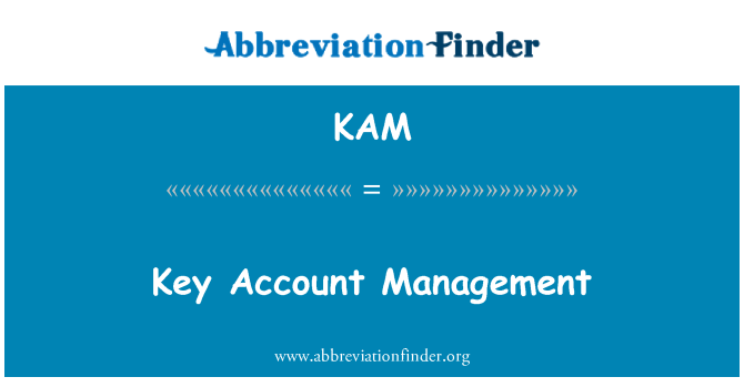 KAM: Key Account Management