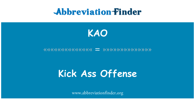 KAO: Kick Ass suç