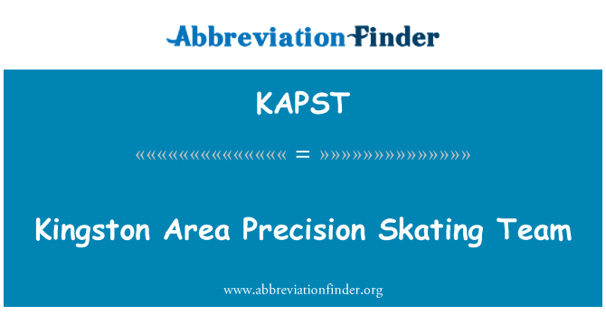 KAPST: Kingston Area Precision Skating Team