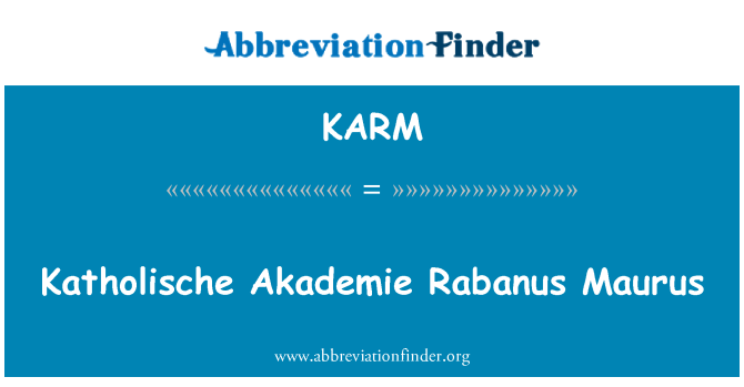 KARM: Katholische アカデミー Rabanus アートディレクションを学び