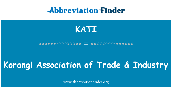 KATI: Korangi Association of Trade & Industry