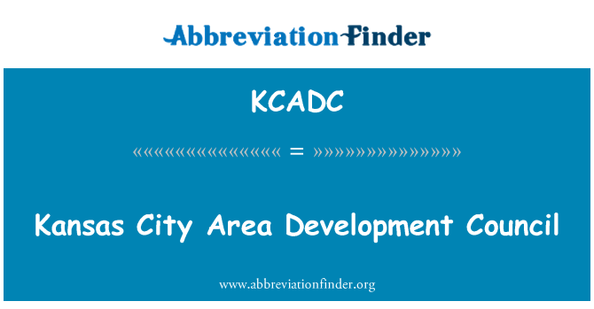 KCADC: Kansas zona desenvolupament Ajuntament