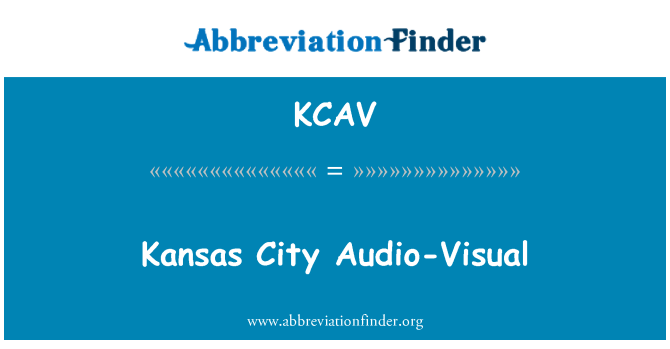 KCAV: Kansas City audiovizuální