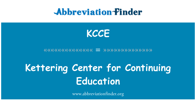 KCCE: Kettering centre de formació continuada