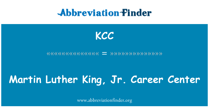 KCC: Martin Luther King, Jr. Career Center