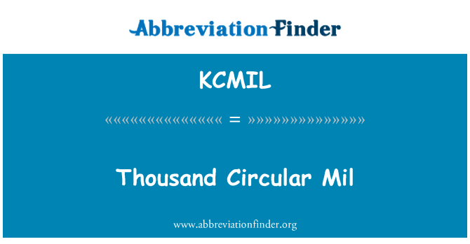 KCMIL: Mil Mil Circular