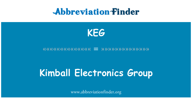 KEG: Kimball Elektronik-Gruppe