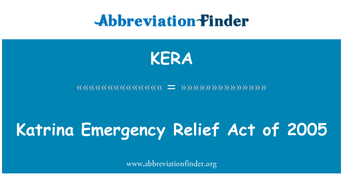KERA: Katrina l-Att ta ' l-għajnuna f ' emerġenza ta ' l-2005