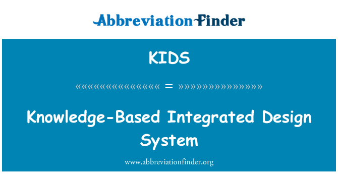 KIDS: Kunnskapsbasert integrert Design System