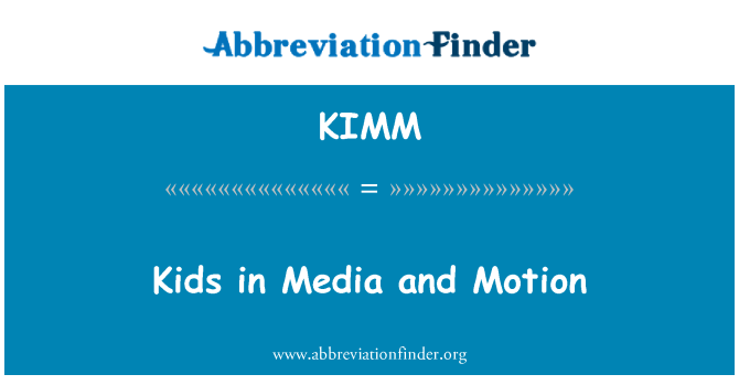 KIMM: Gidien fil-Media u l-moviment