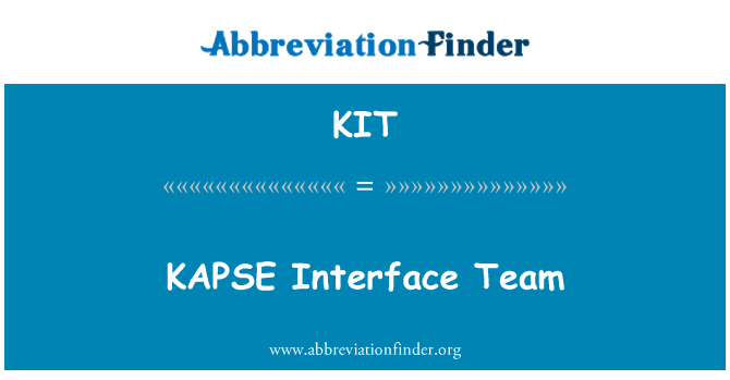 KIT: Ekip entèfas KAPSE