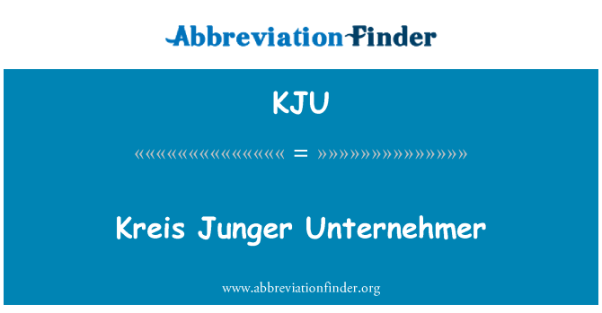 KJU: Kreis Junger Unternehmer