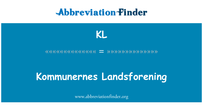 KL: Kommunernes Landsforening