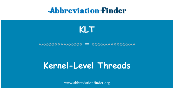 KLT: Kernel-Level tråder