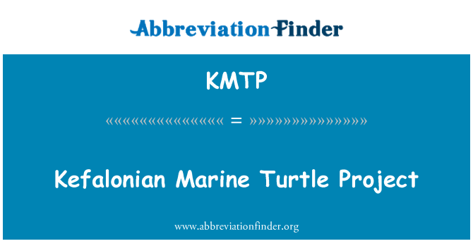 KMTP: Kefalonian Marine Turtle projekta