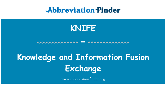 KNIFE: Wiedzy i wymiany informacji Fusion