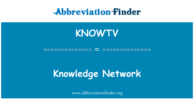 KNOWTV: 지식 네트워크