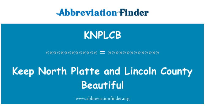 KNPLCB: North Platte a Lincoln County krásné