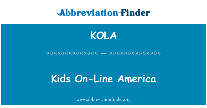 KOLA: L-Amerika On-Line gidien