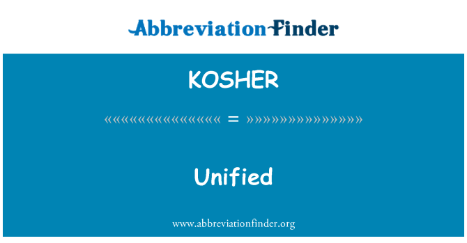 KOSHER: โดยรวม