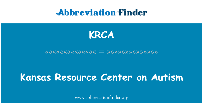KRCA: Kansas Resource Center na autismus