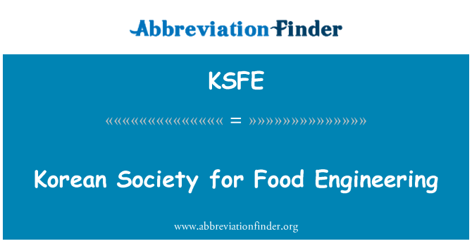 KSFE: En la sociedad coreana de ingeniería de alimentos