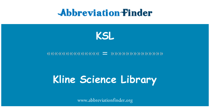KSL: کلانا سائنس لائبریری