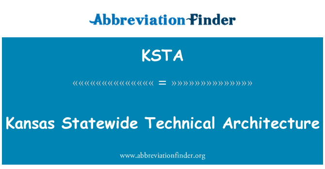 KSTA: Kansas ta ' l-arkitettura teknika Statewide