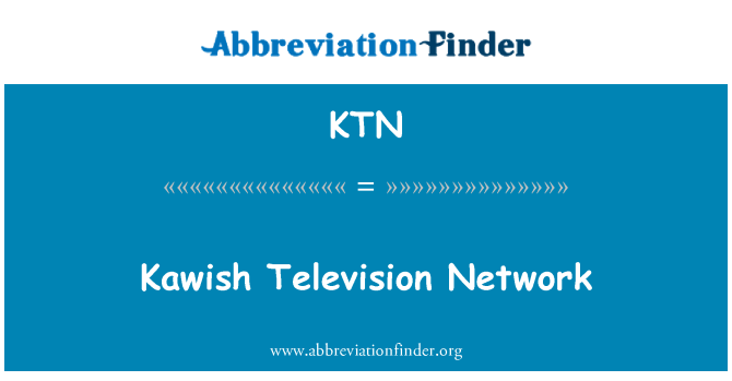 KTN: Kawish televizní síť