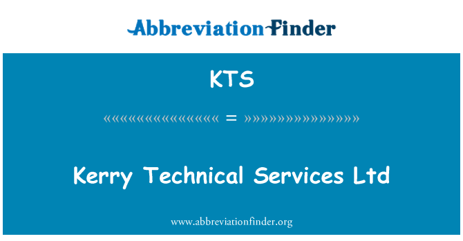 KTS: Kerry teknik, sèvis Ltd