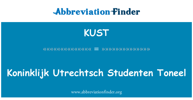 KUST: Koninklijk Utrechtsch Studenten Toneel