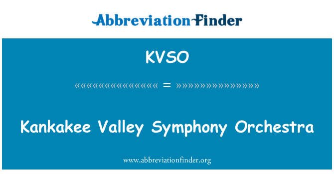 KVSO: Kankakee Valley Symphony Orchestra