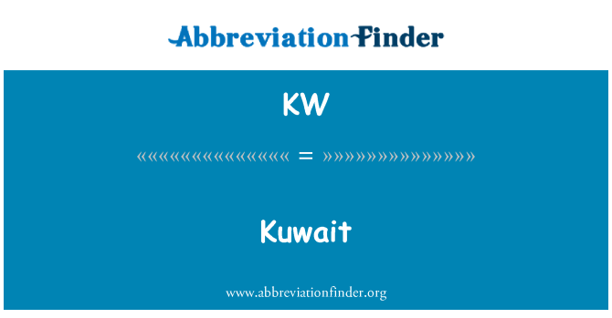 KW: Aràbia Saudita