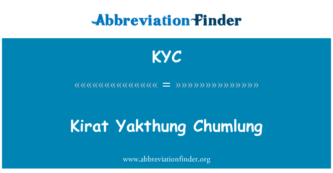 KYC: Kirat Yakthung Chumlung