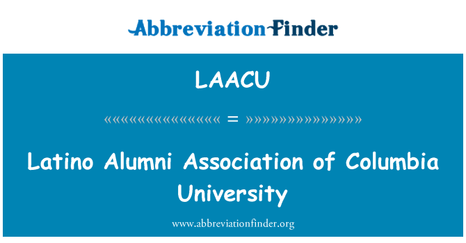 LAACU: Latino alumnivereniging van Columbia University