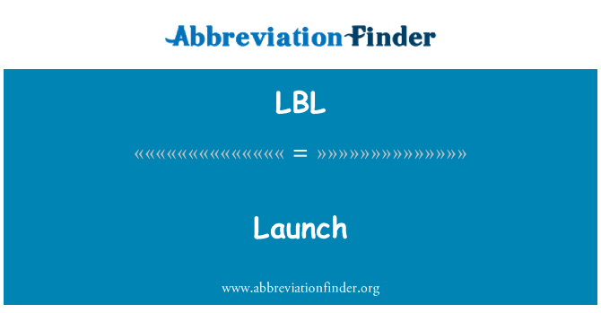 LBL: Llançament